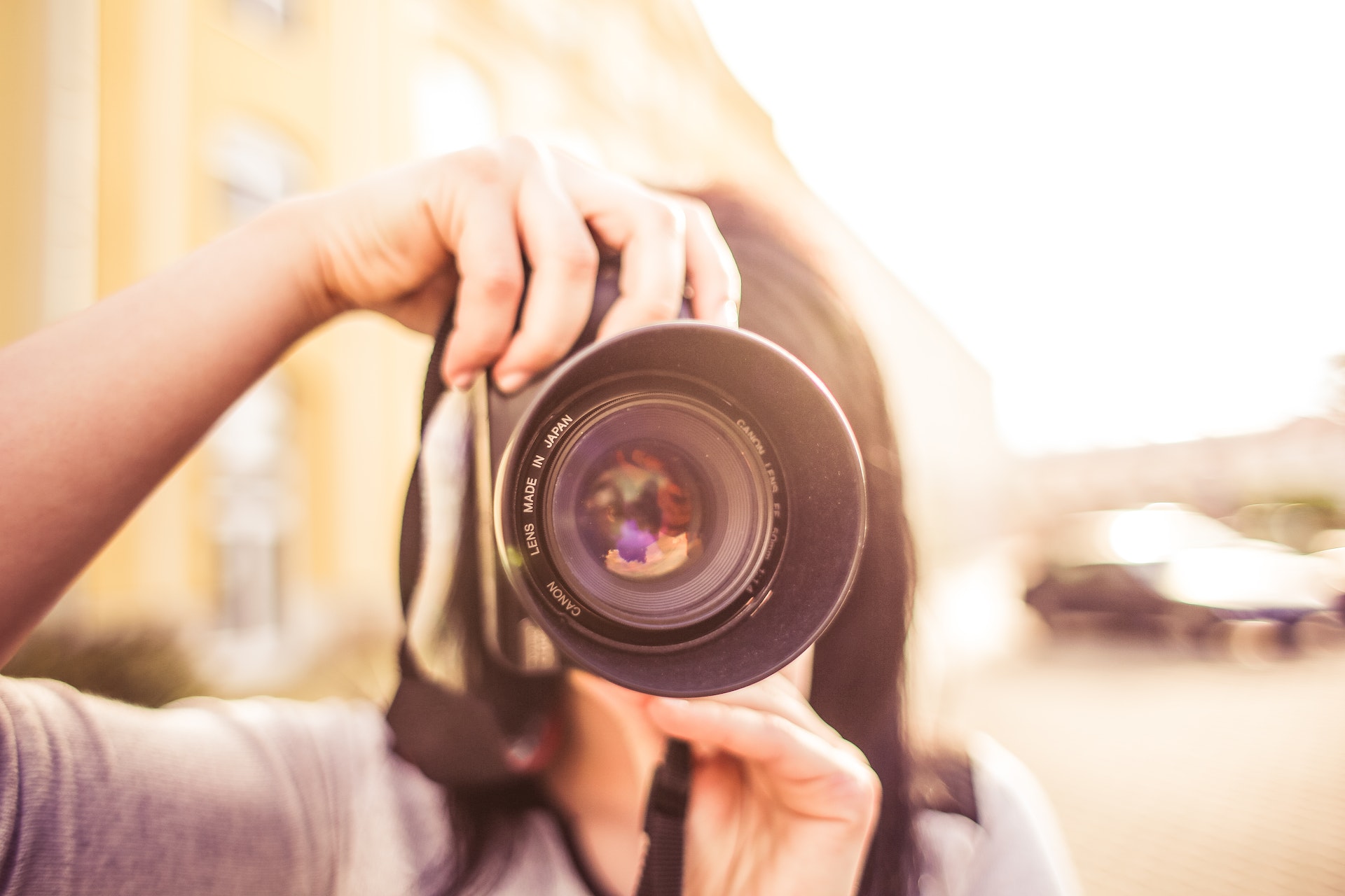 Fotograf stock bilde