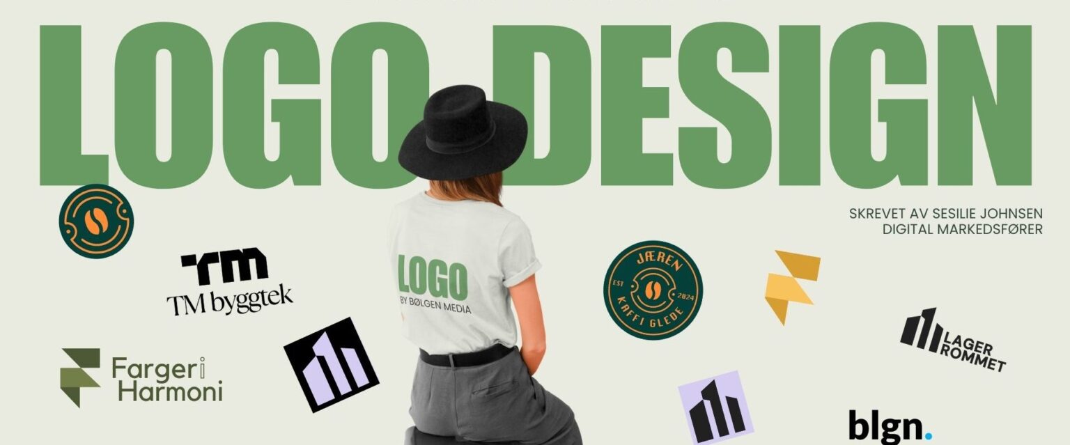 Logo design av bølgen