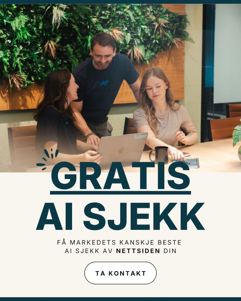 Gratis AI sjekk av nettside